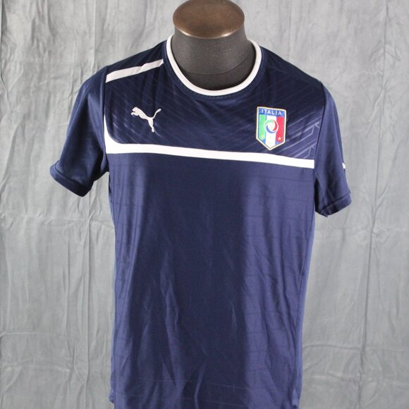Team Italy Jersey (Retro) - 2012 Warm Up Jersey by Puma - Men's Large - Picture 3 of 9